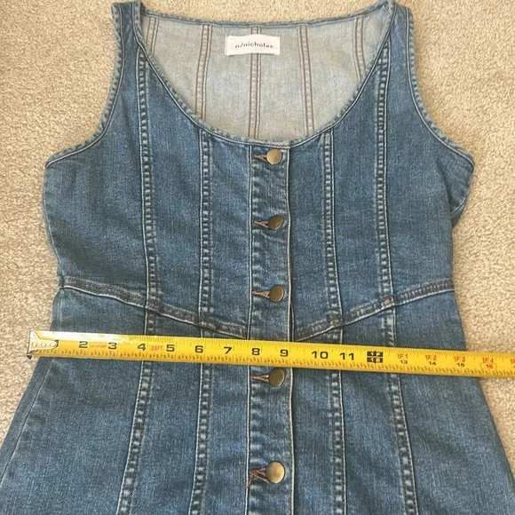 N/Nicholas Light Wash Denim dress - Picture 11 of 13